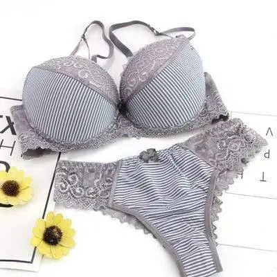 Push Up French Lace Bra and Panty Her Shop - HER SHOP®