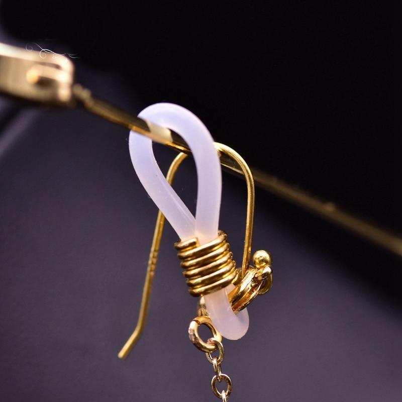 Her Shop accessories Vintage Handmade Natural White Pearls Eyeglasses Chains