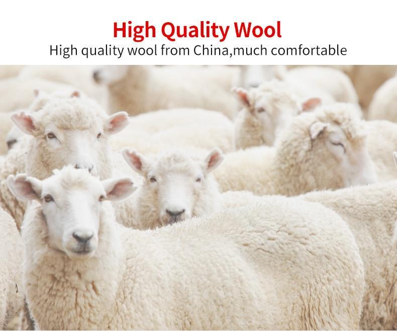 Her Shop accessories Winter Plaid 100% Lamb Wool Scarf