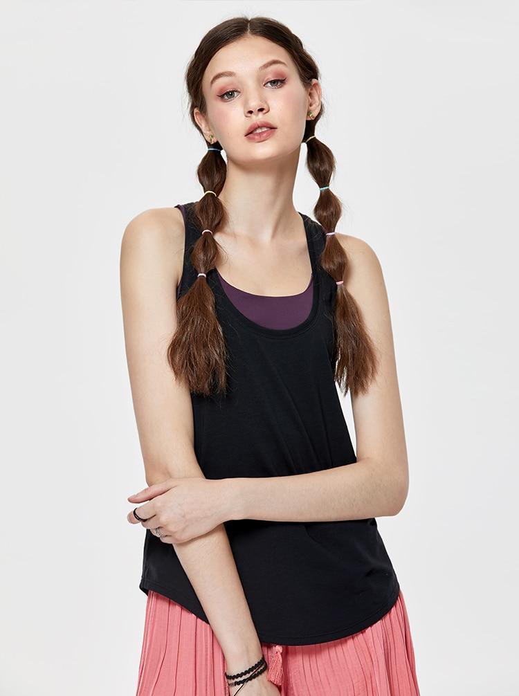 Women's Flowy Lightweight Pima Cotton Workout Tank Tops