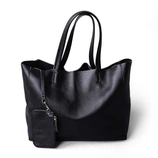 Women's Deluxe Genuine Cowhide Leather Totes - HER SHOP®