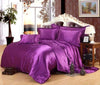 Luxury Satin Silk Bedding Duvet Cover Set