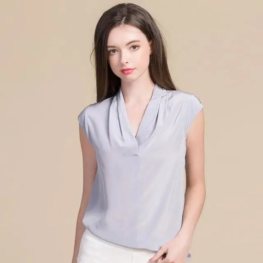 Women Sweet 100% Real Silk Blouses - HER SHOP®