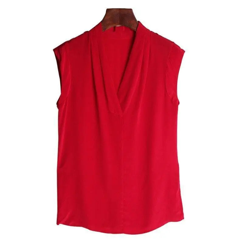 Women Sweet 100% Real Silk Blouses