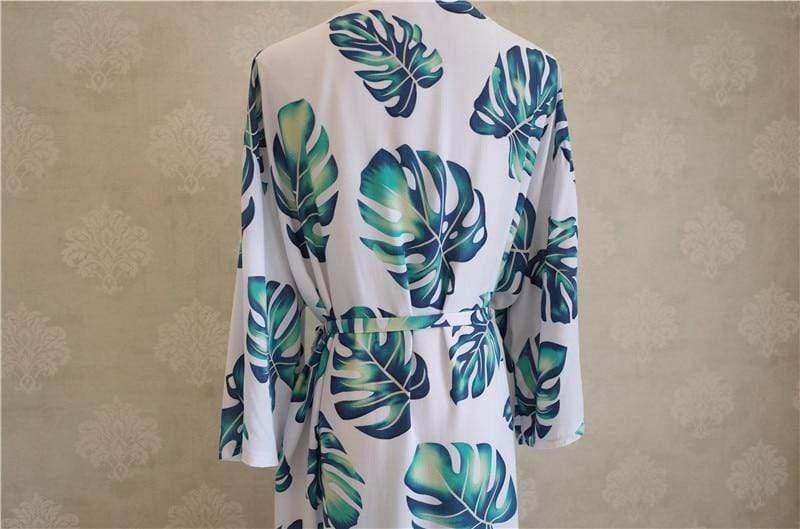 Her Shop Blouses & Shirts 803 / One Size Cotton Long Beach Dress