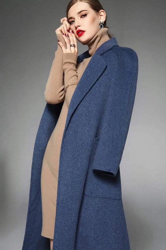 Her Shop Coats, Jackets & Blazers 100% Wool Coat for Elegant Women - HER SHOP®