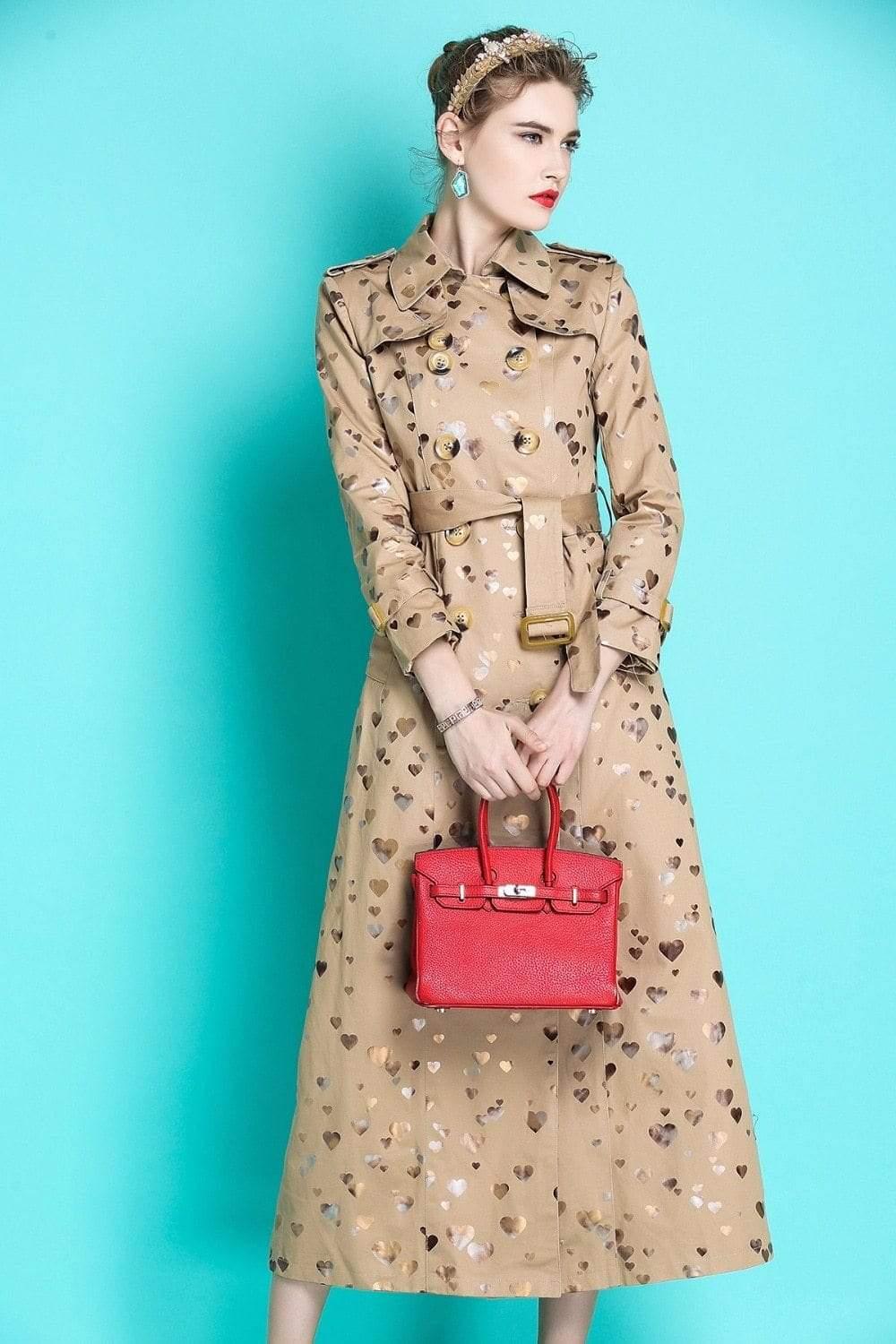 Her Shop Coats, Jackets & Blazers England Style Autumn Spring Trench Coat