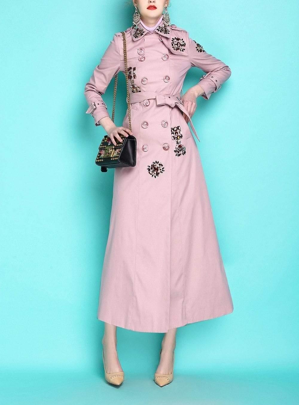 Her Shop Coats, Jackets & Blazers England Style Autumn Spring Trench Coat