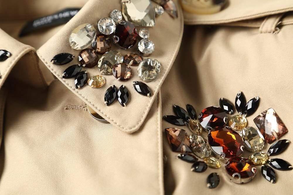 Her Shop Coats, Jackets & Blazers England Style Autumn Spring Trench Coat