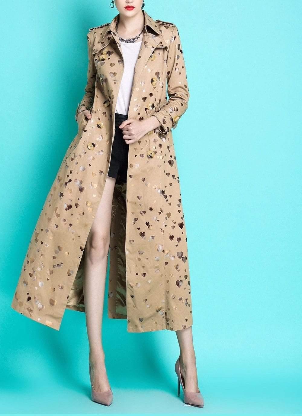Her Shop Coats, Jackets & Blazers England Style Autumn Spring Trench Coat