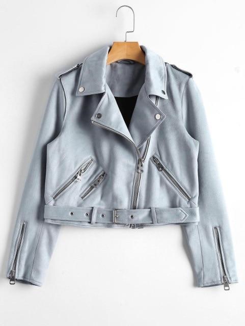 New Autumn Faux Leather Jacket - HER SHOP