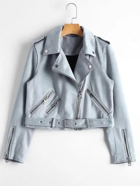 New Autumn Faux Leather Jacket - HER SHOP®