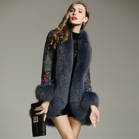 Top Quality Embroidery Wool Coat - HER SHOP