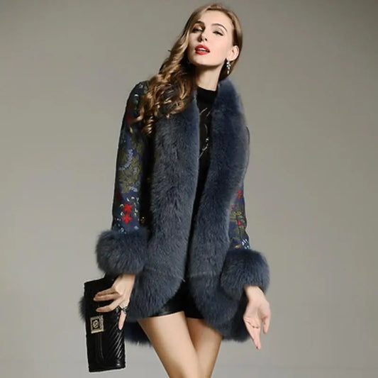 Top Quality Embroidery Wool Coat - HER SHOP®