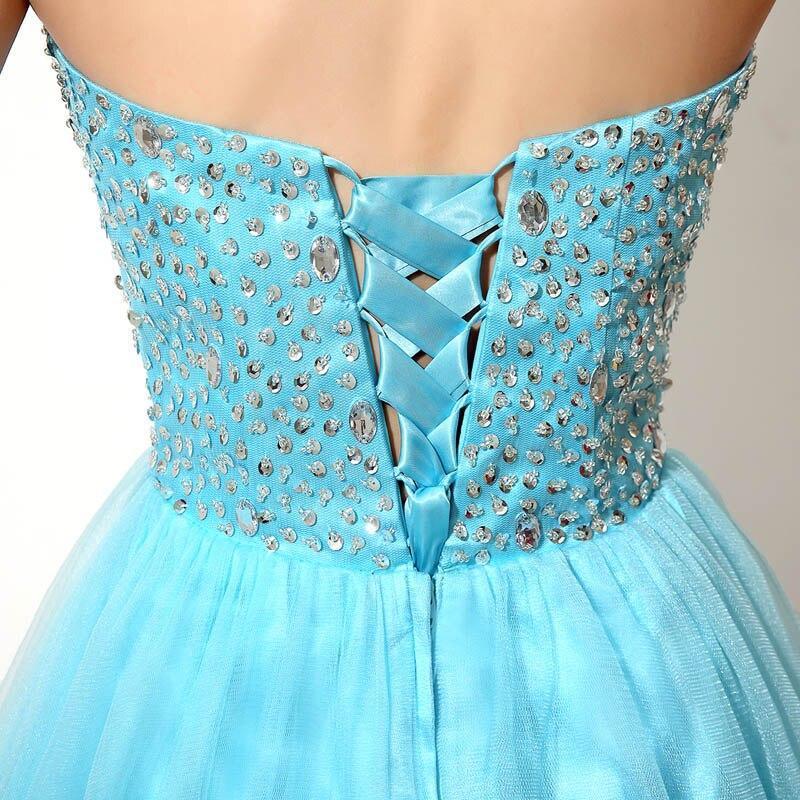 Her Shop Crystal Sky Blue Short Homecoming Dresses