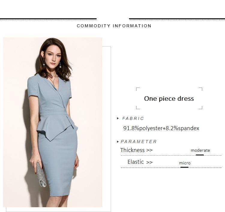 Her Shop Dress High Quality New Women Office Dress