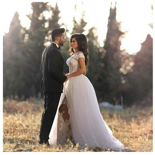 HER SHOP Dress Luxury Elegant Classical Wedding Dress - HER SHOP