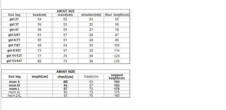 Mother and Daughter Matching Maxi Dresses | Wedding Tutu Skirts | Bridesmaid Dress Set