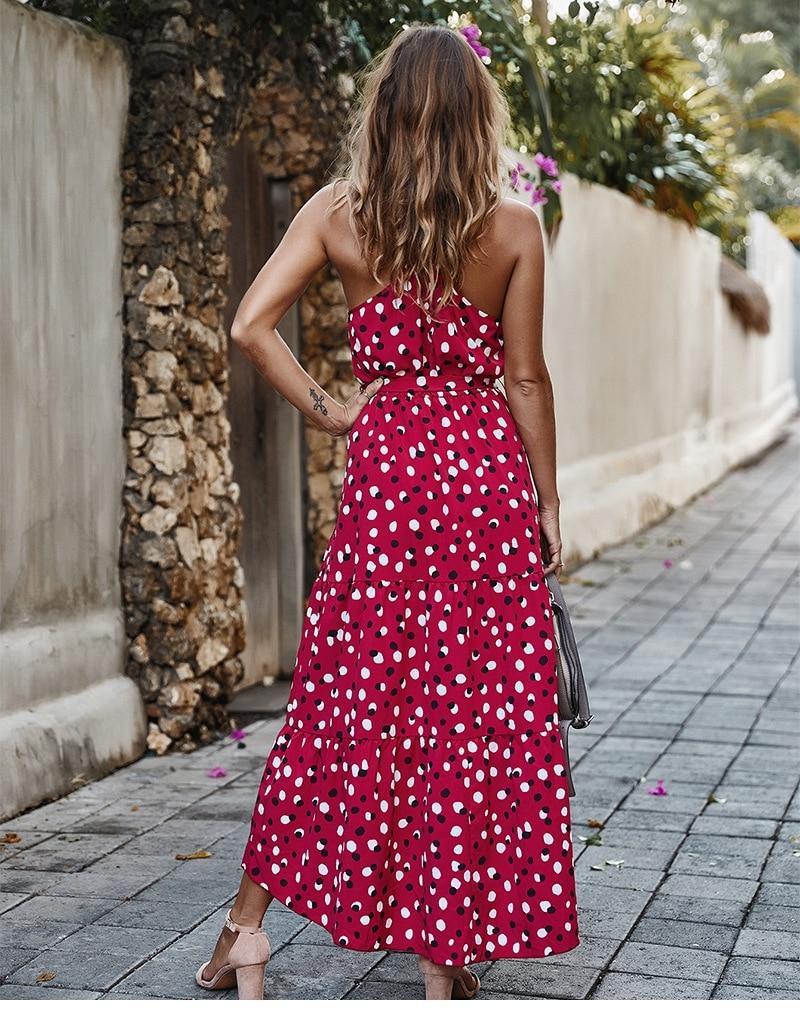 Her Shop Dress Vacation Style Summer Sleeveless Dress