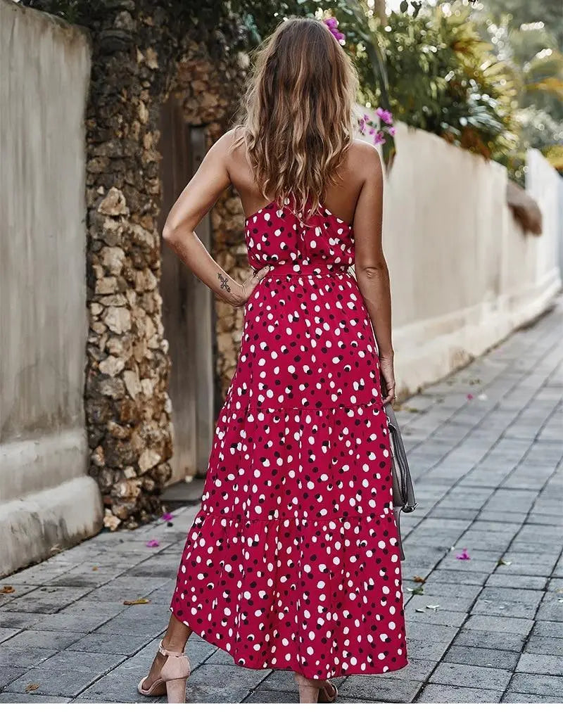 Her Shop Dress Vacation Style Summer Sleeveless Dress
