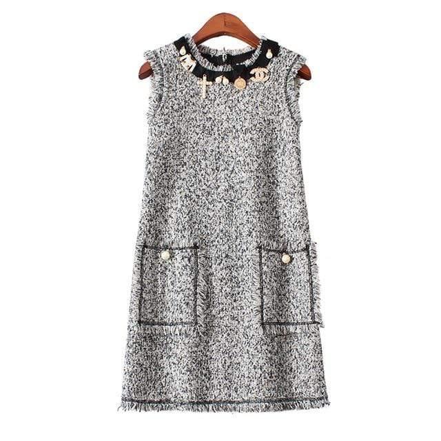 Women Loose Diamonds Dress Vestidos De Festa