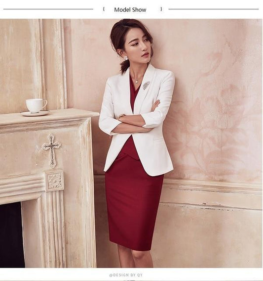 Her Shop Dress Women's Formal Elegant Dress Set - HER SHOP