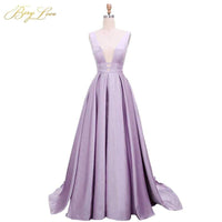 Her Shop Dresses Elegant Satin Evening Gown