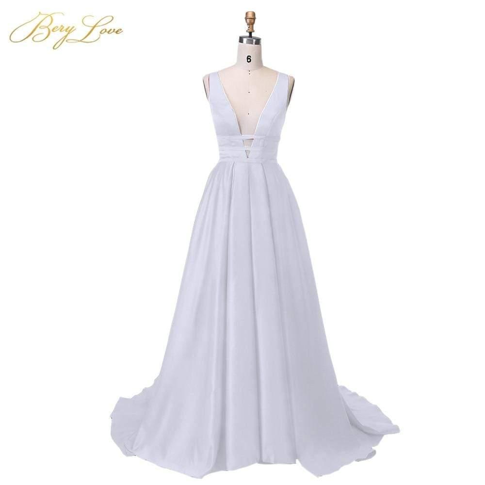 Her Shop Dresses Elegant Satin Evening Gown