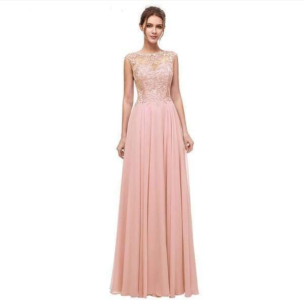Her Shop Dresses Embroidery Beaded Elegant Long Evening Party Dresses