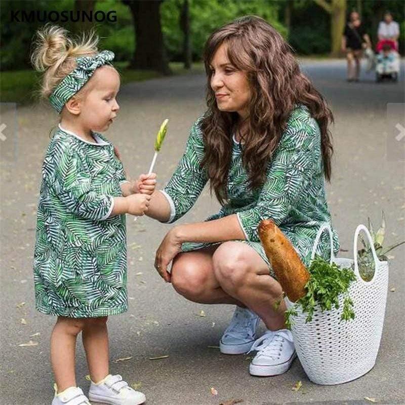 Matching Cute Mother Daughter Family Dresses HER SHOP Matching Cute Mother Daughter Family Dresses HER SHOP