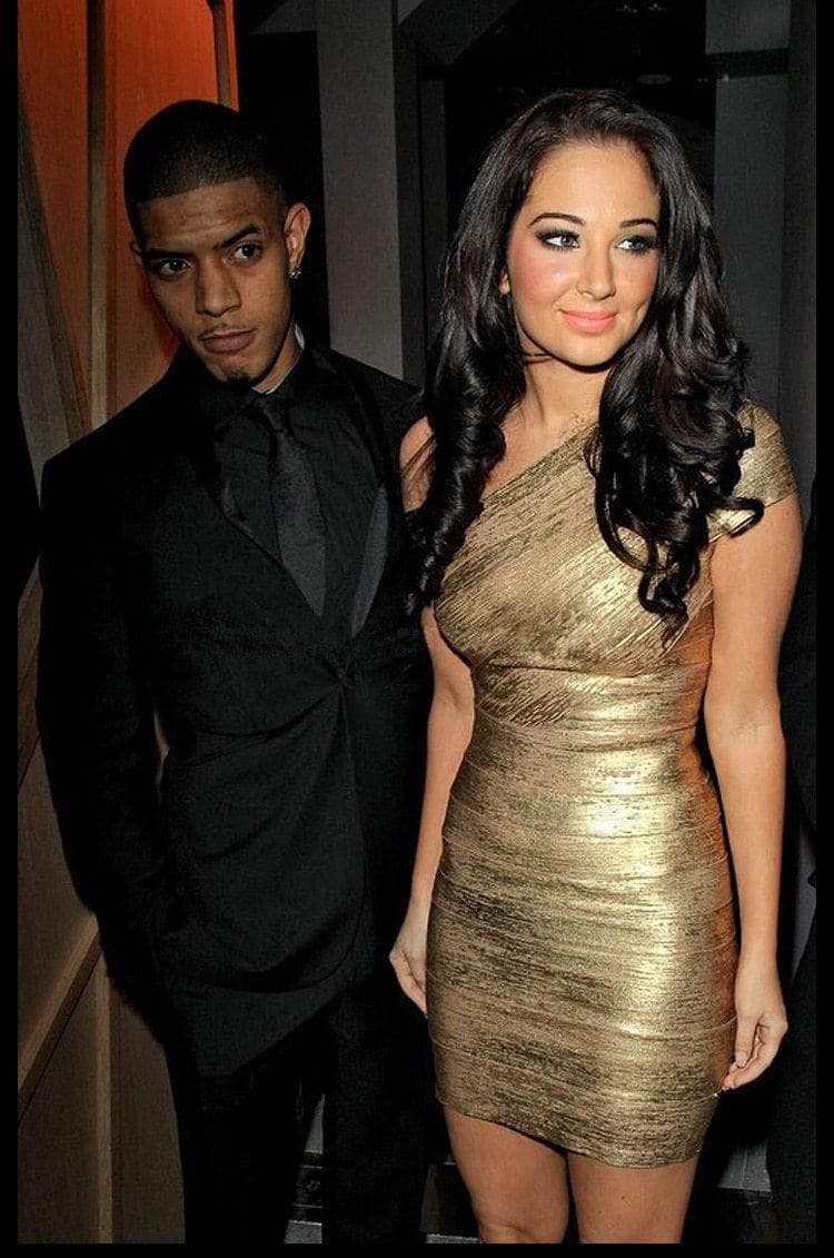 Gold Stamp One Shoulder Bandage Dress
