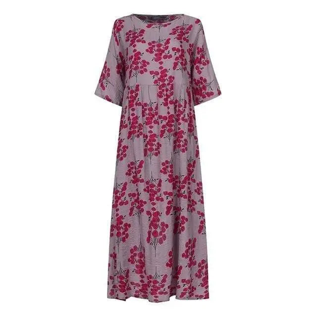 Vintage Floral Printed Dress Her Shop