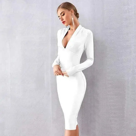 Women Bandage Celebrity Evening Party Dress - HER SHOP®