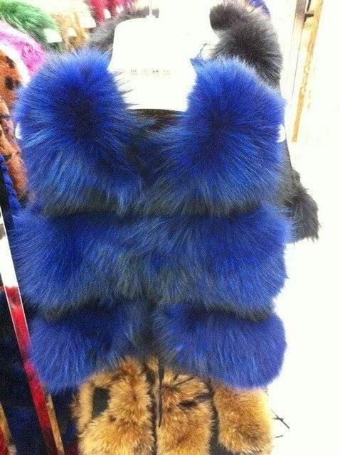 Genuine Raccoon Fur Fashion Vest
