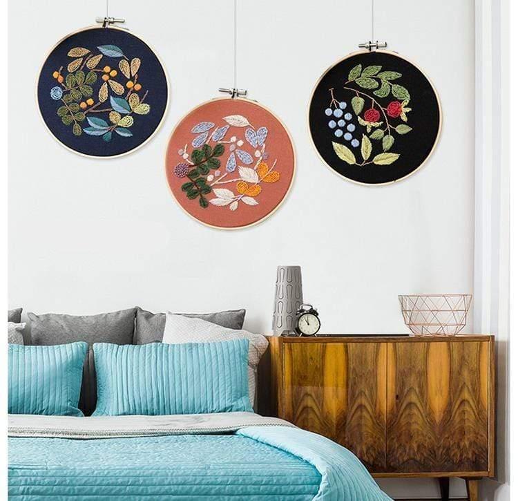 Easy Flower Embroidery DIY Kit