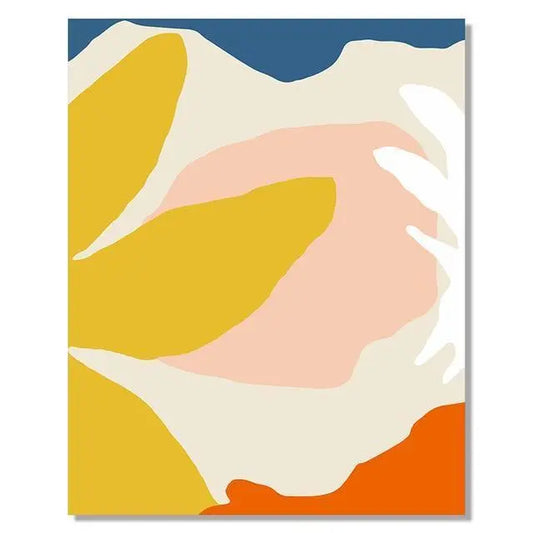 Modern Abstract Scandinavia Colorful Gallery Canvas - HER SHOP®