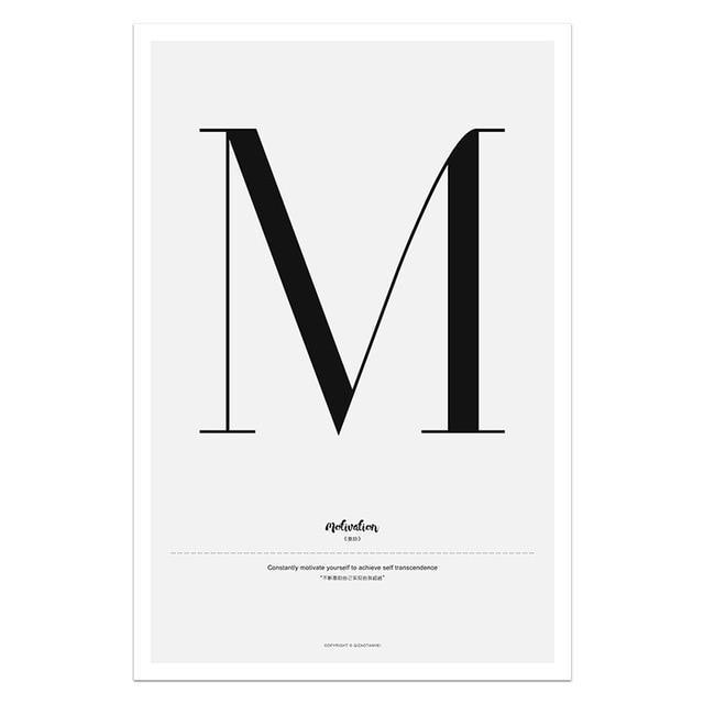 Nordic Style Simple Love Posters
