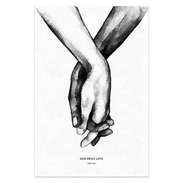 Nordic Style Simple Love Posters