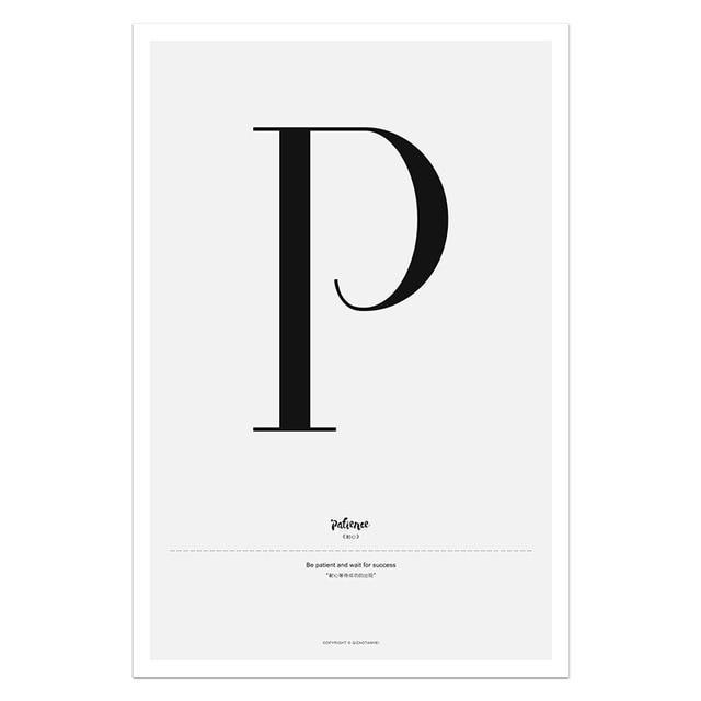 Nordic Style Simple Love Posters