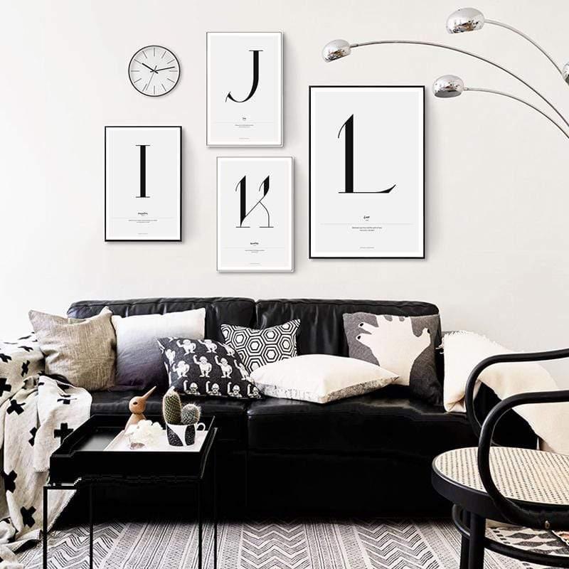 Nordic Style Simple Love Posters