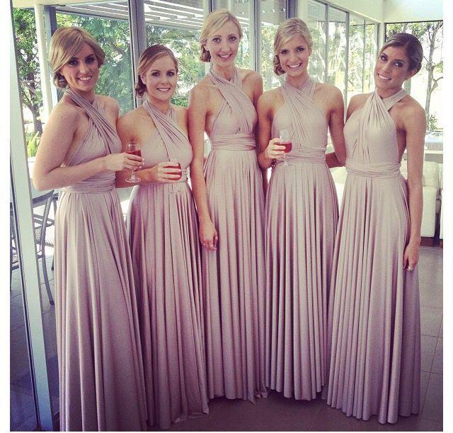 New Light Blue Convertible Bridesmaid Dresses