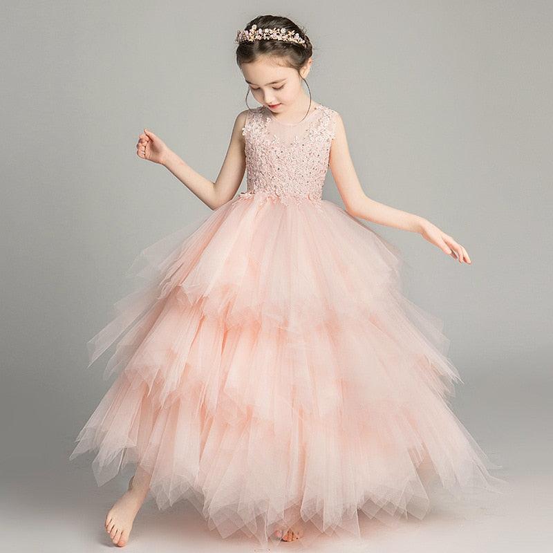 Elegant Flower Girl Dress HER SHOP Elegant Flower Girl Dress HER SHOP