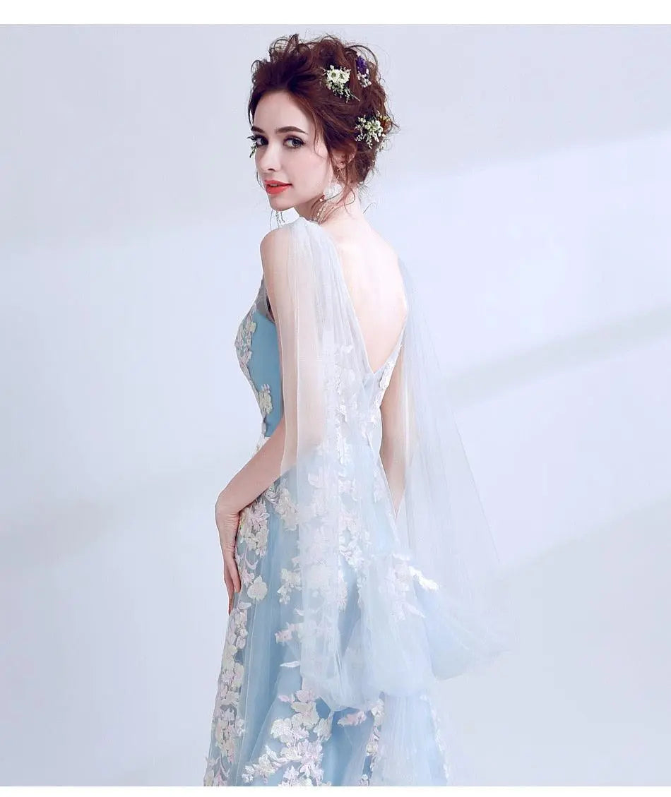 Floral Beaded Prom / Homecoming Dresses