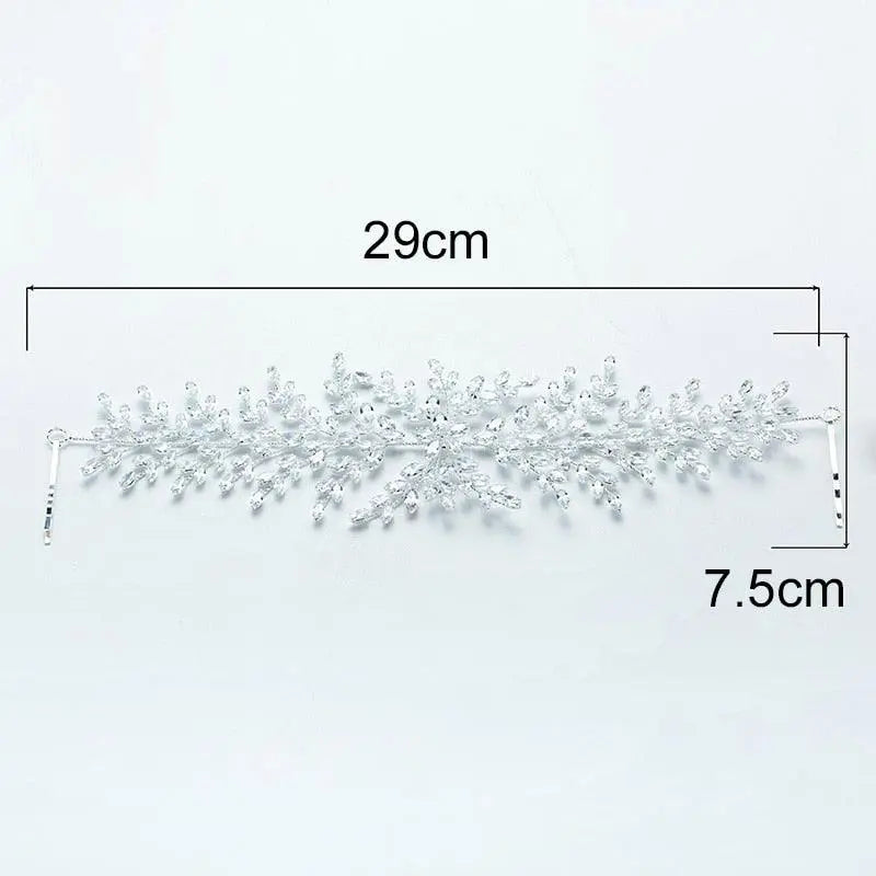 Fashion Wedding Tiaras Bride Crown With Zircon