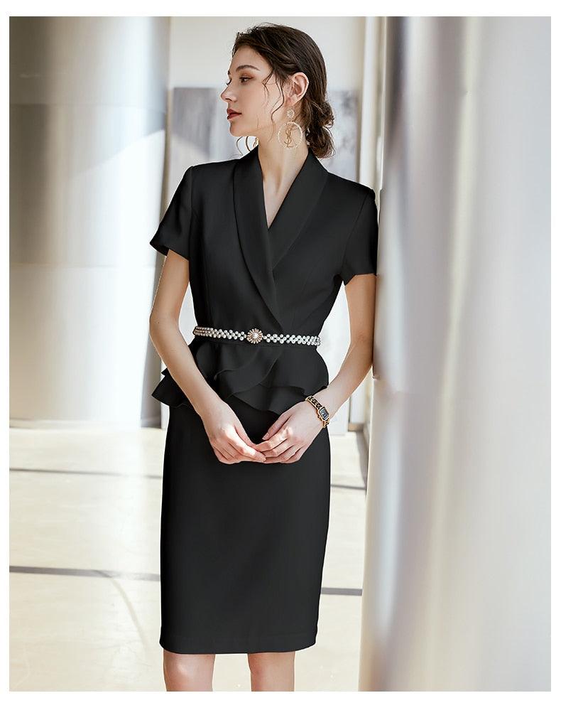 High-End Women's Formal Suit Set – Elegant and Professional Attire for Any Occasion