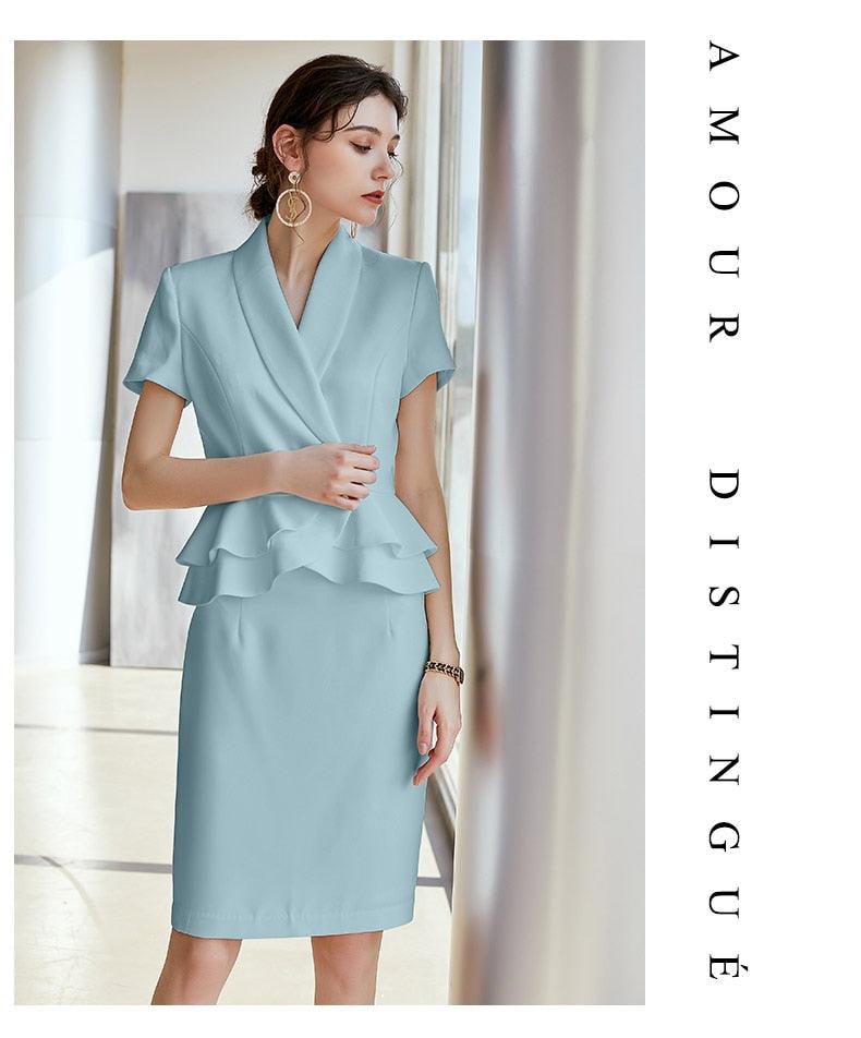 High-End Women's Formal Suit Set – Elegant and Professional Attire for Any Occasion