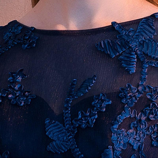 Simple Elegant Sleeveless High Low Prom Dress - HER SHOP