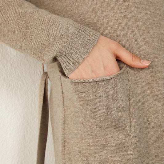 Women Minimalism Autumn Fashion Sweater Dress - HER SHOP