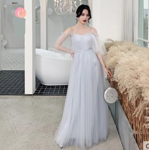 Long Mismatched Elegant Bridesmaid Dresses - HER SHOP®