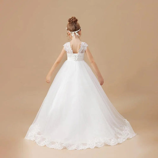 Girls Sleeveless Princess Party Dresses - HER SHOP®